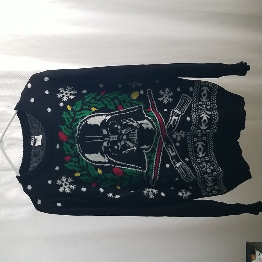 Starwars Darth Vader Holiday Sweater.
